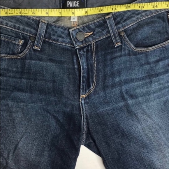 Paige Dark Wash Skinny Jean size 27 - Picture 3 of 7
